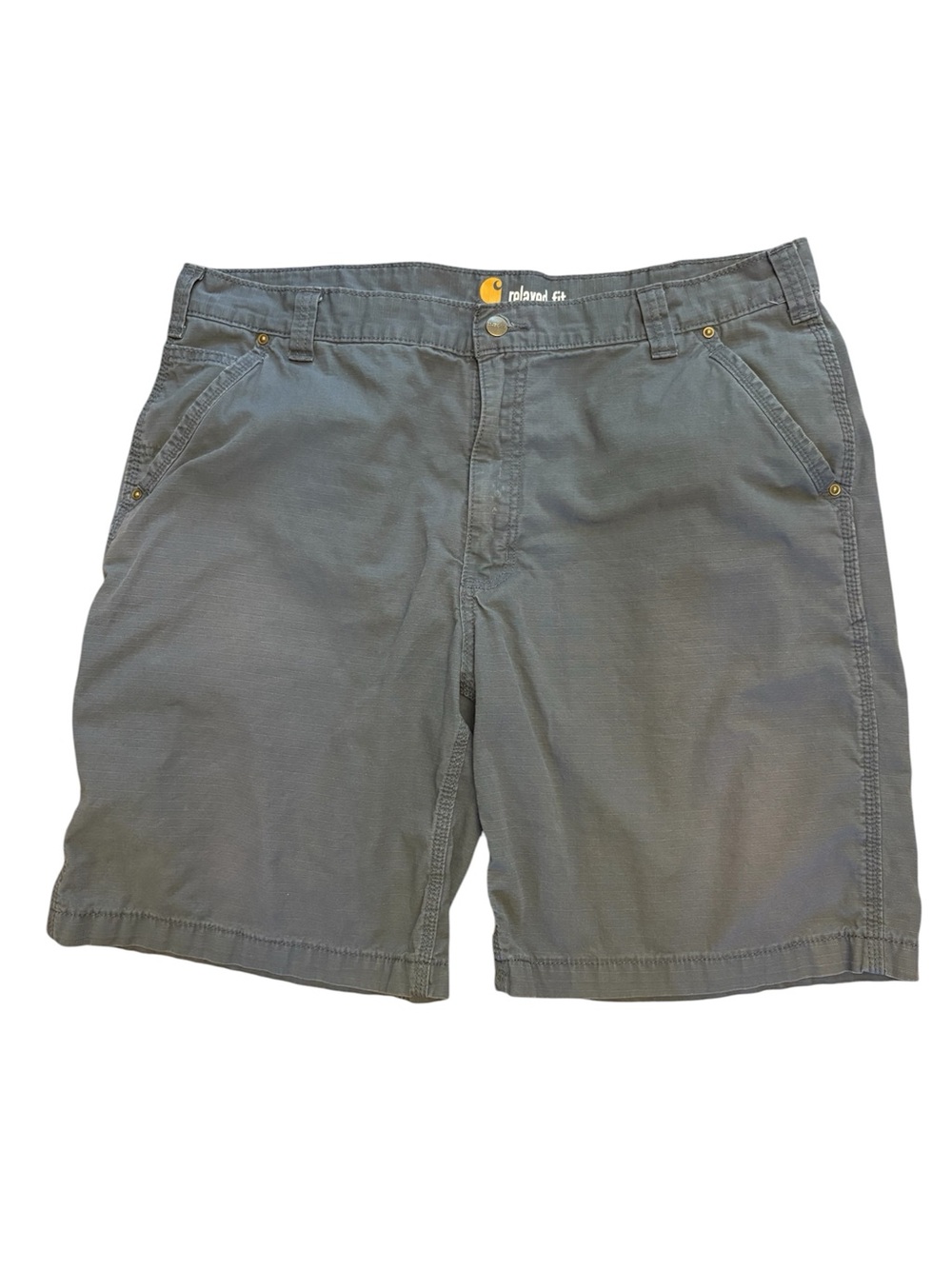 Carhartt Force Relaxed Fit Rip Stop Grey Shorts size 40